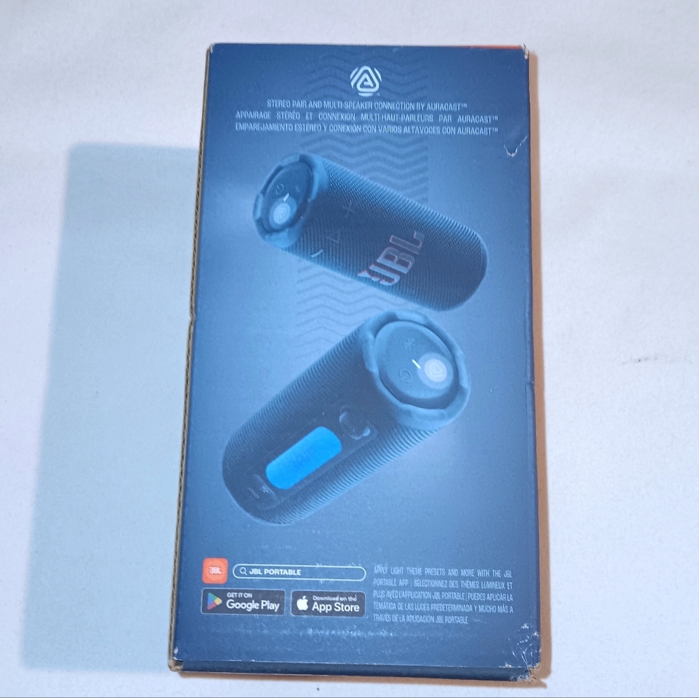 JBL Bluetooth Speaker - Blue and Orange - Picture 4 of 6
